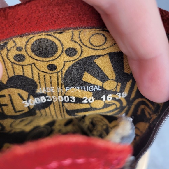 Fly London Simi Boots Wedge Womens Shaft Slip On Zip Red Merlot EU 39 9-9.5 - Picture 9 of 11